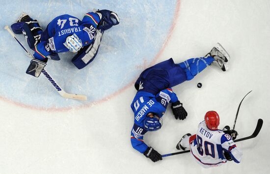 Hockey World Championship. Match Italy - Russia
