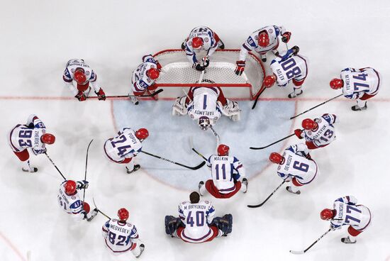 Hockey World Championship. Match Italy - Russia
