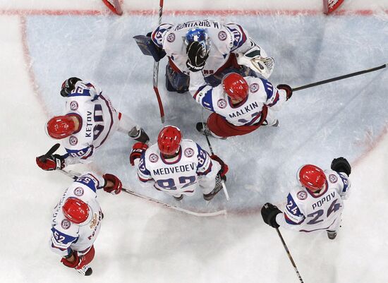 Hockey World Championship. Match Italy - Russia