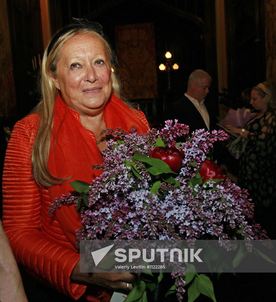 Reception after Yekaterina Polozova decorated with order