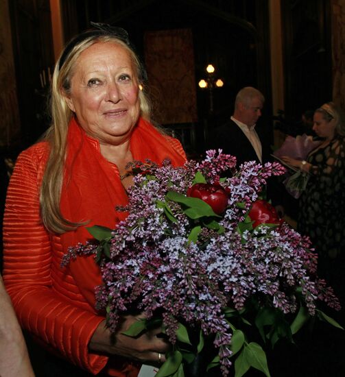 Reception after Yekaterina Polozova decorated with order