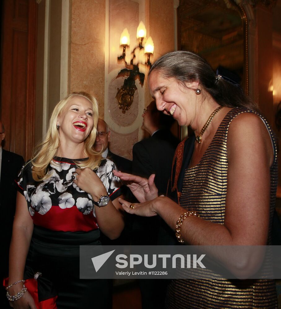 Reception after Yekaterina Polozova decorated with order