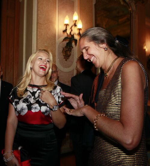 Reception after Yekaterina Polozova decorated with order