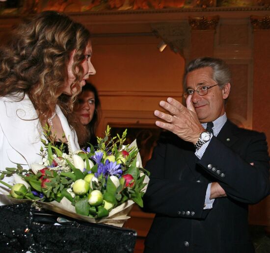 Reception after Yekaterina Polozova decorated with order