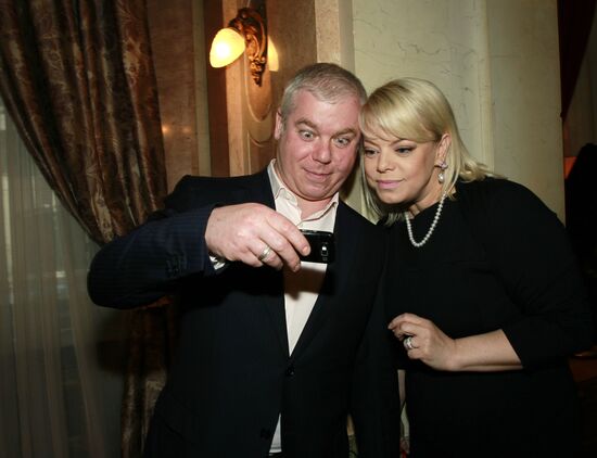 Reception after Yekaterina Polozova decorated with order