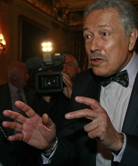 Reception after Yekaterina Polozova decorated with order