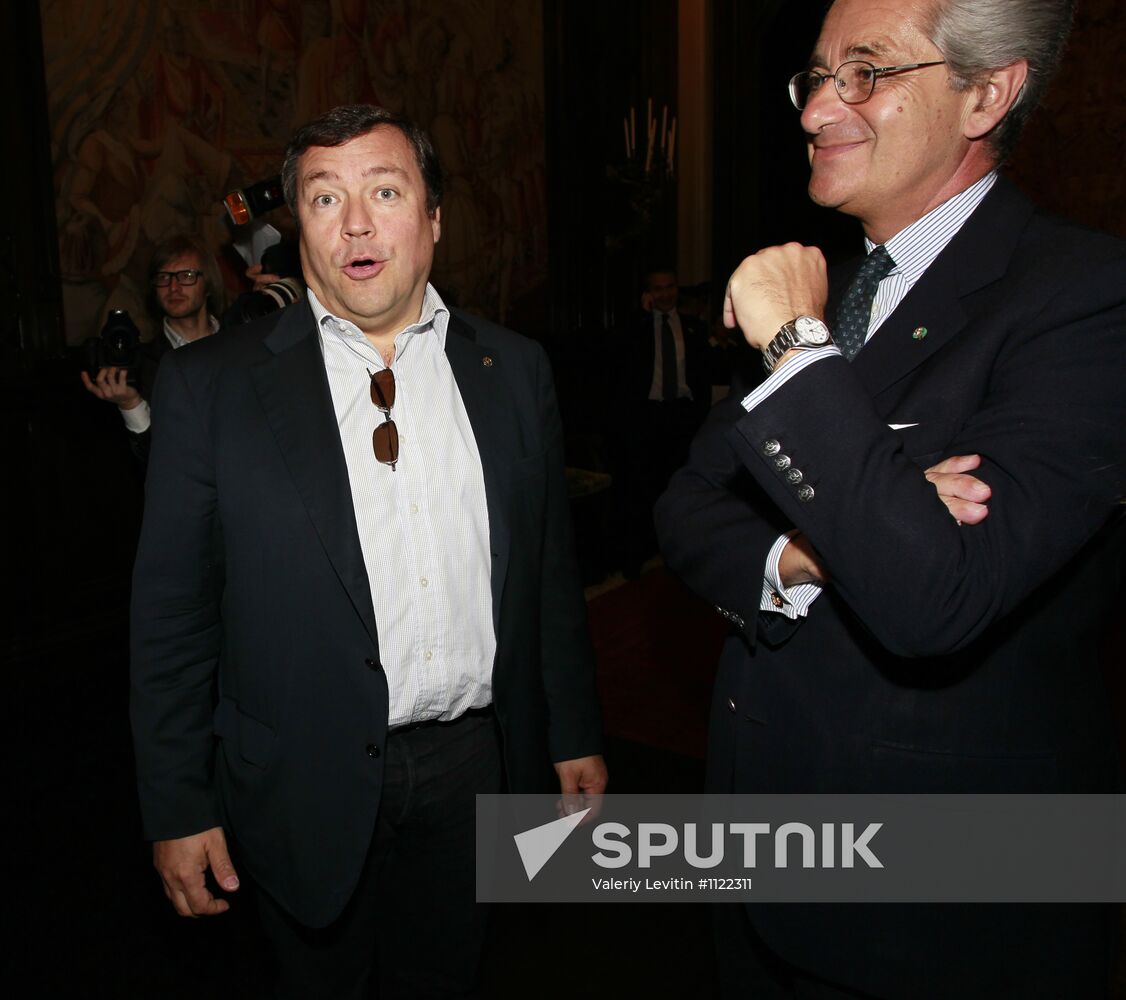 Reception after Yekaterina Polozova decorated with order