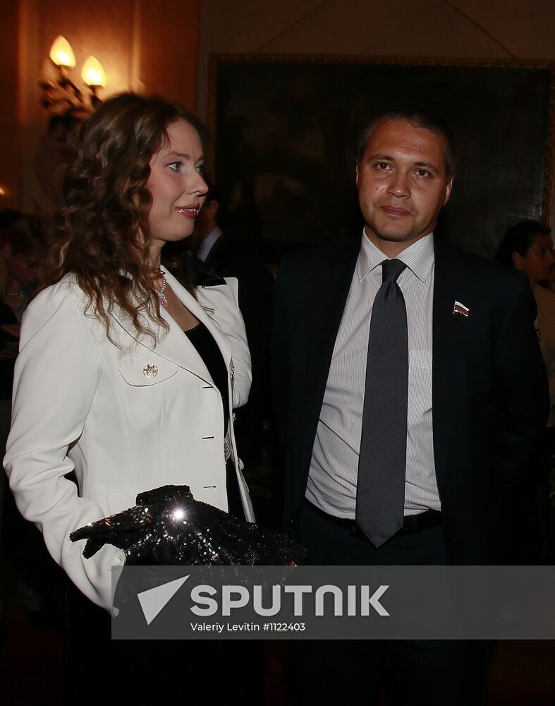 Reception after Yekaterina Polozova decorated with order