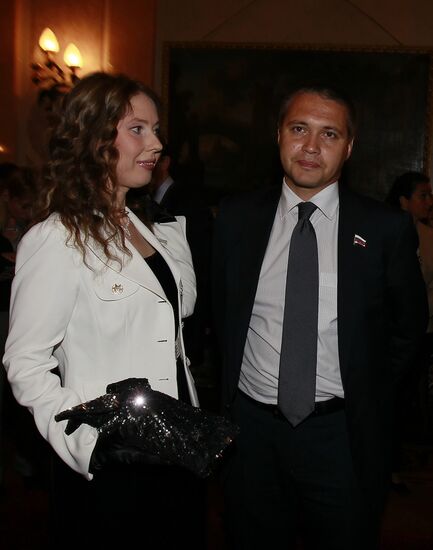 Reception after Yekaterina Polozova decorated with order