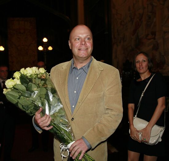 Reception after Yekaterina Polozova decorated with order