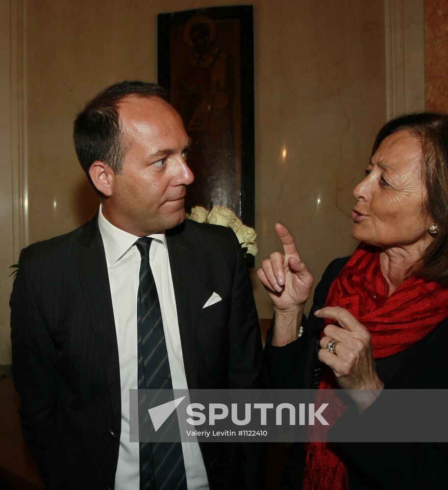 Reception after Yekaterina Polozova decorated with order