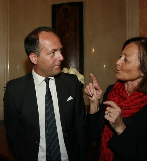 Reception after Yekaterina Polozova decorated with order