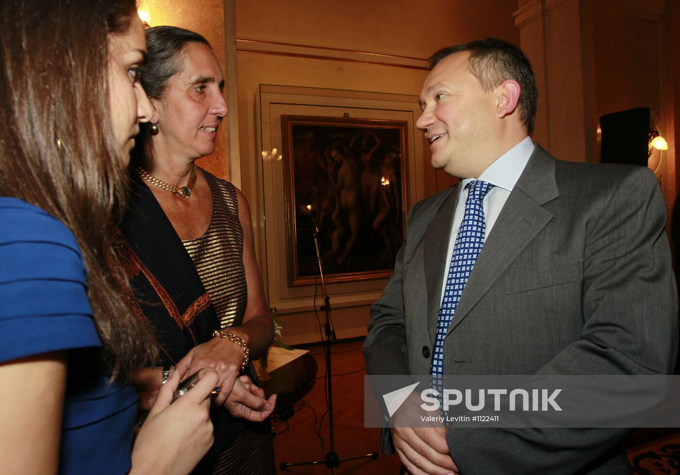 Reception after Yekaterina Polozova decorated with order