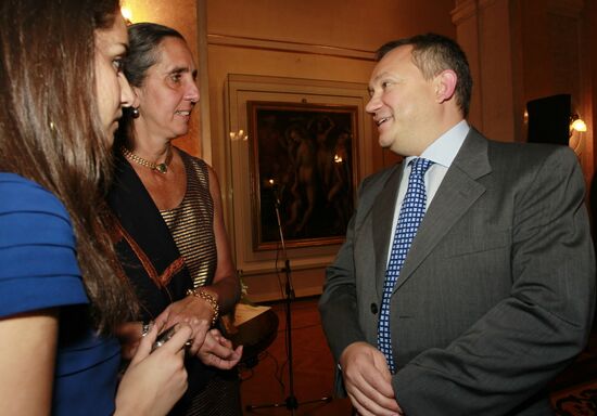 Reception after Yekaterina Polozova decorated with order