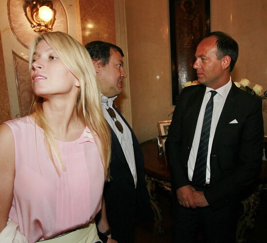 Reception after Yekaterina Polozova decorated with order