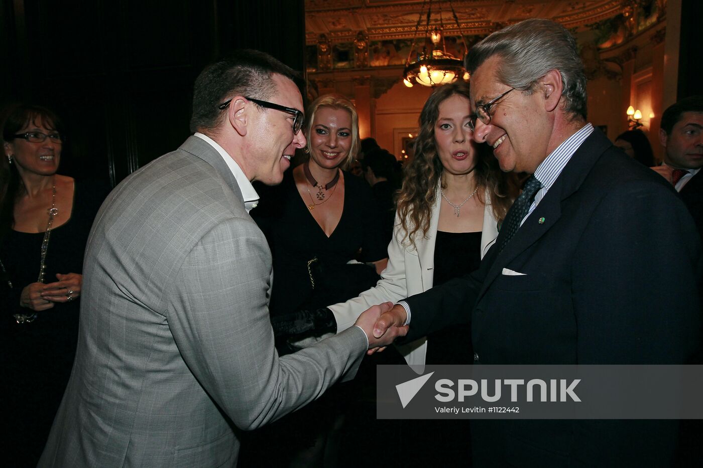Reception after Yekaterina Polozova decorated with order