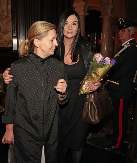 Reception after Yekaterina Polozova decorated with order