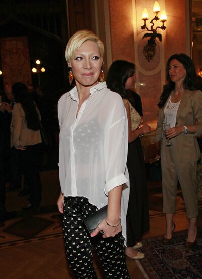 Reception after Yekaterina Polozova decorated with order