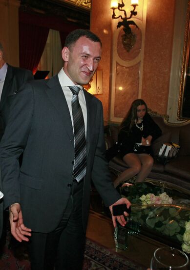 Reception after Yekaterina Polozova decorated with order