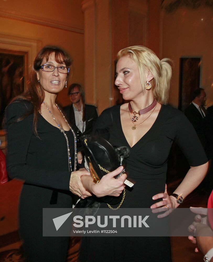 Reception after Yekaterina Polozova decorated with order