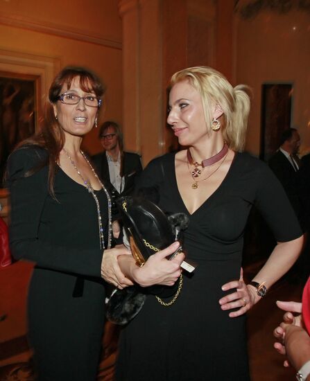 Reception after Yekaterina Polozova decorated with order