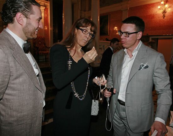Reception after Yekaterina Polozova decorated with order