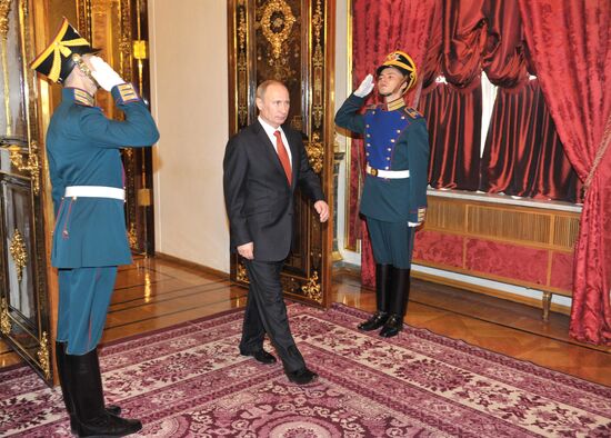 CSTO leaders meet in Kremlin