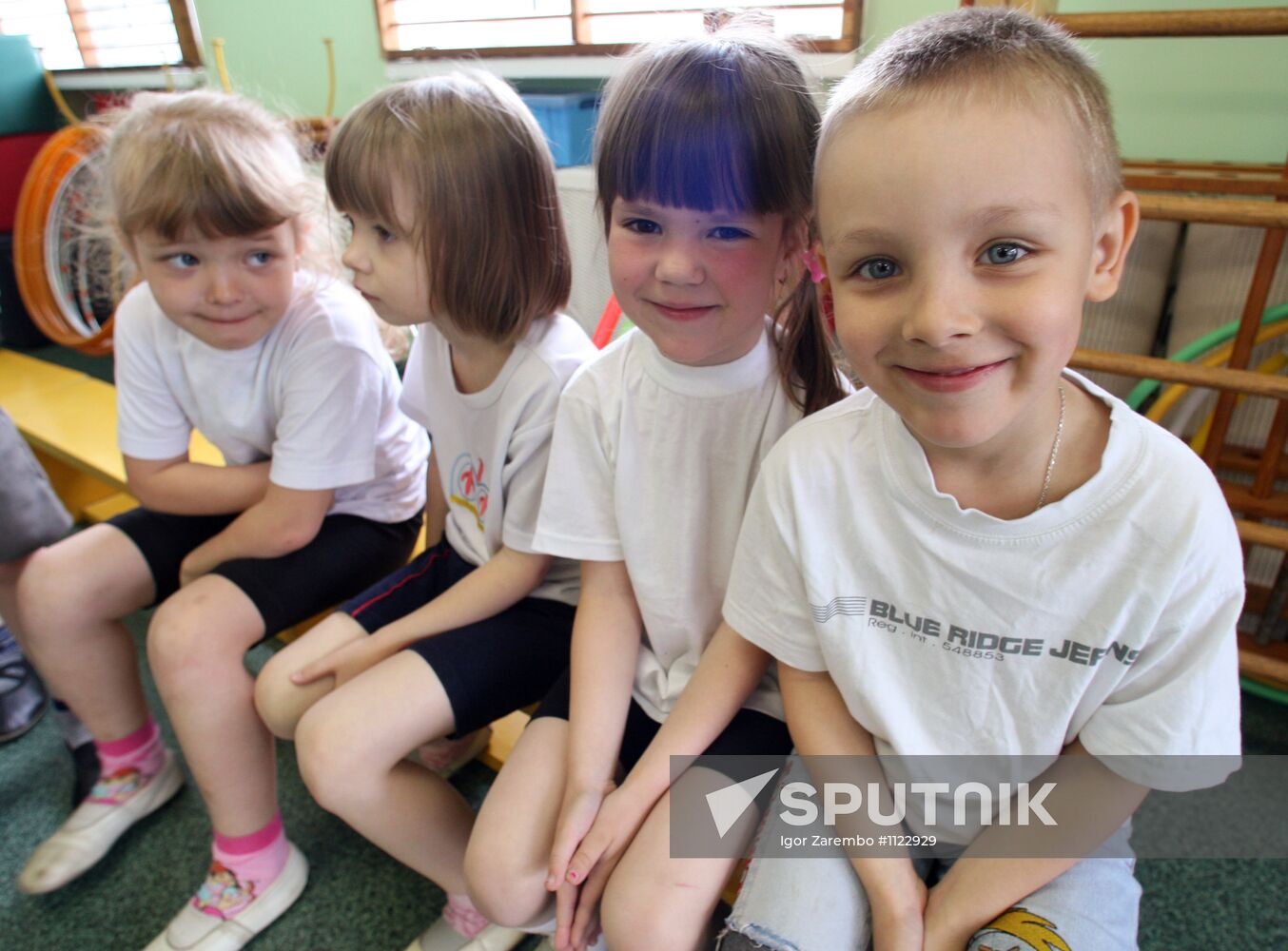 Fitness lessons in kindergarten № 53 in Kaliningrad