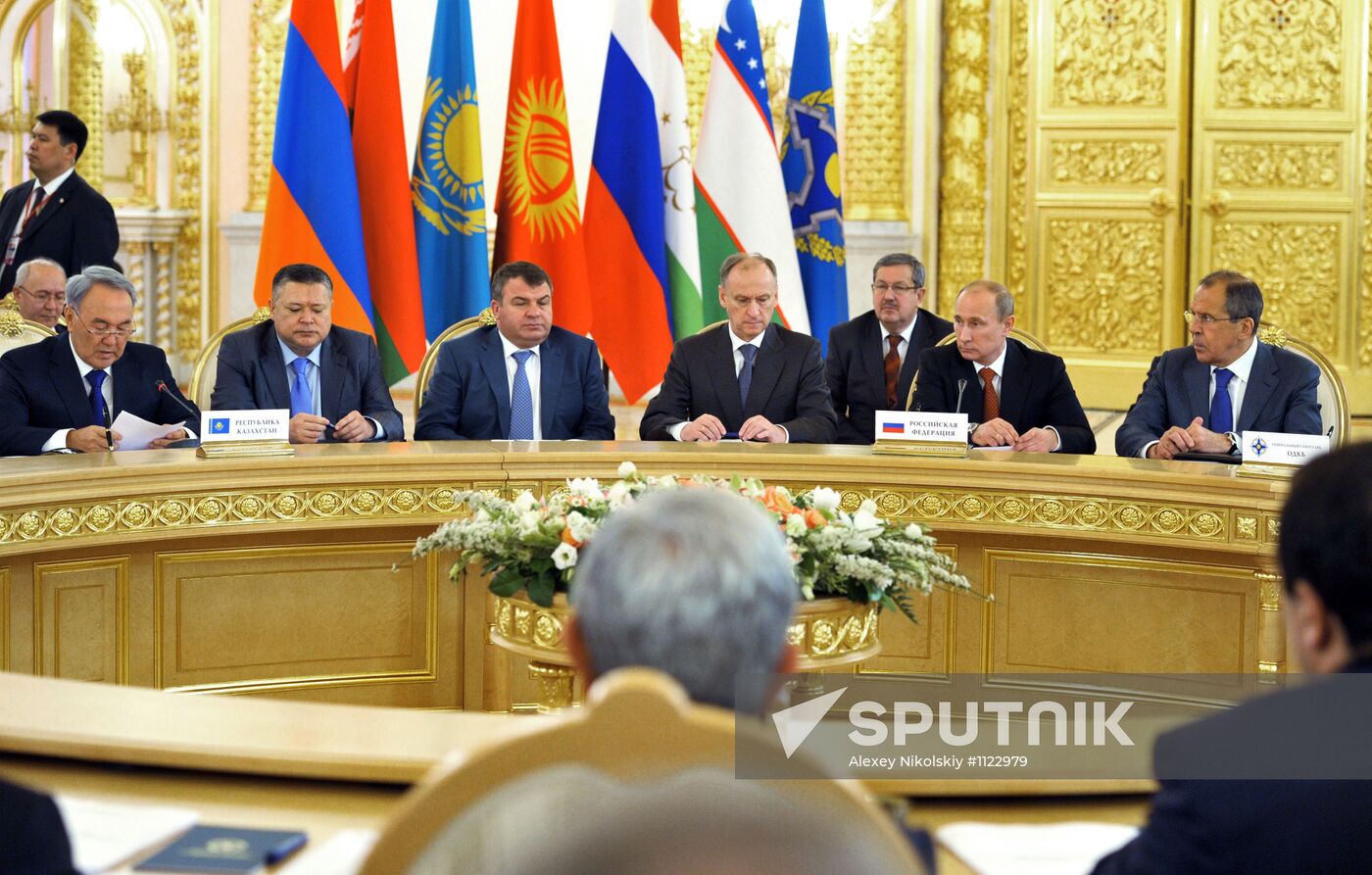 CSTO summit in Kremlin