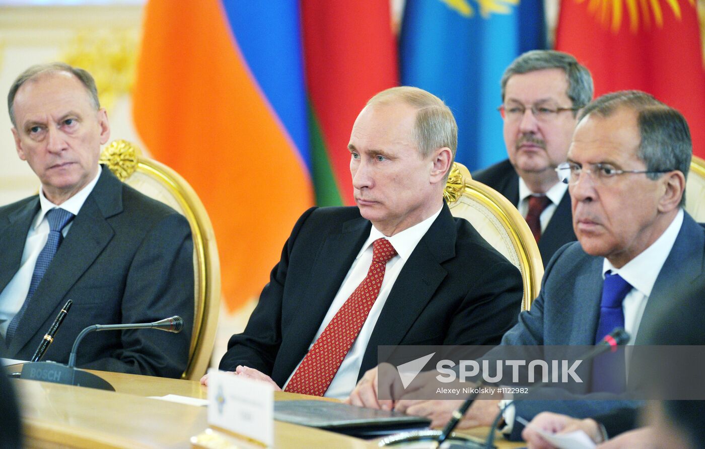 CSTO summit in Kremlin