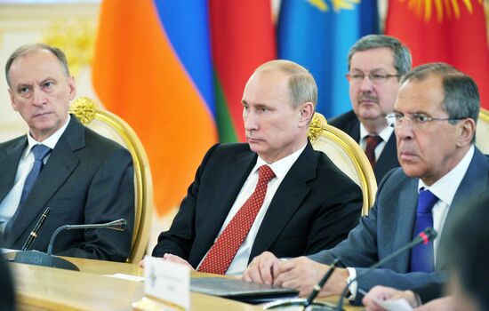 CSTO summit in Kremlin