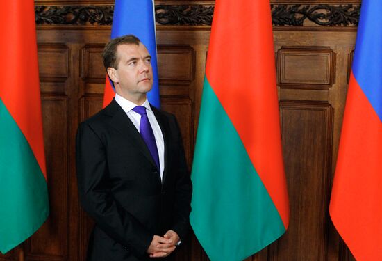 Dmitry Medvedev meets with Alexander Lukashenko