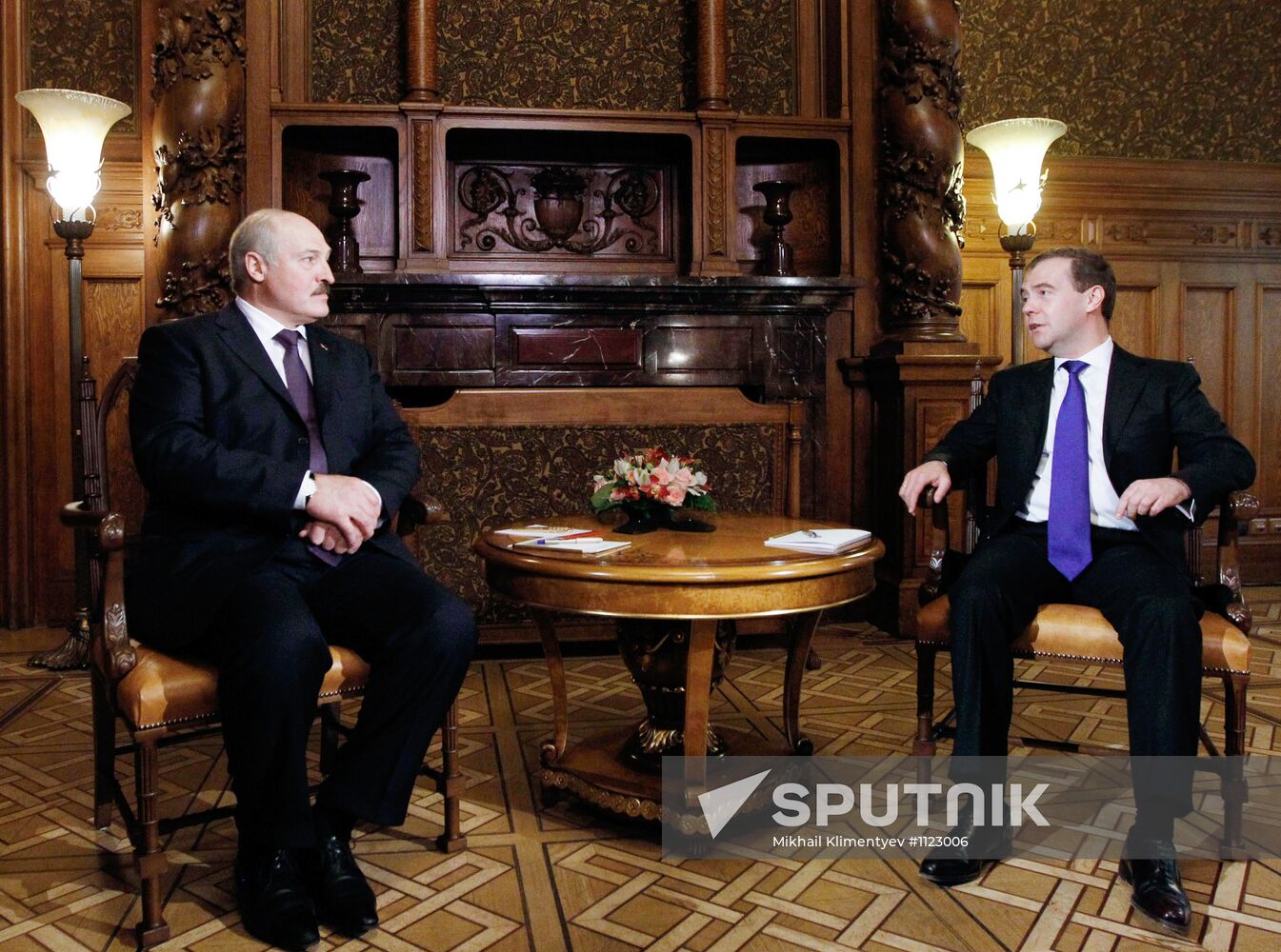 Dmitry Medvedev meets with Alexander Lukashenko
