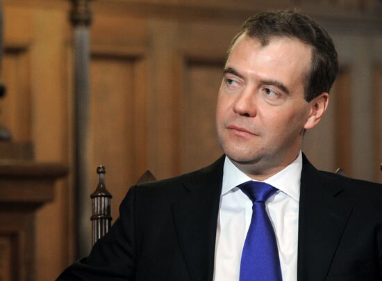 Dmitry Medvedev meets with Alexander Lukashenko