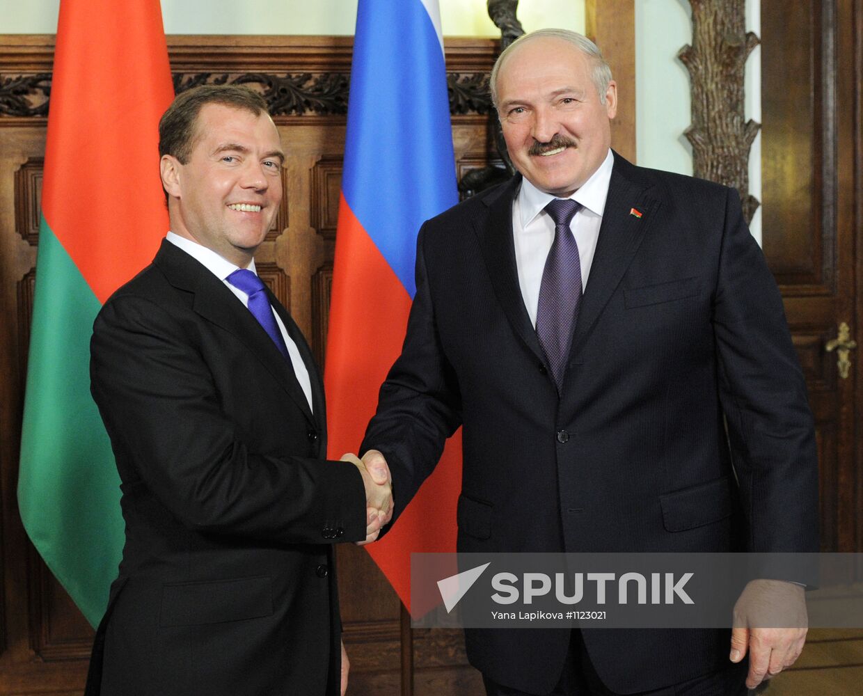 Dmitry Medvedev meets with Alexander Lukashenko