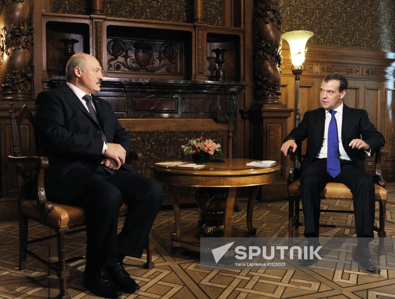 Dmitry Medvedev meets with Alexander Lukashenko