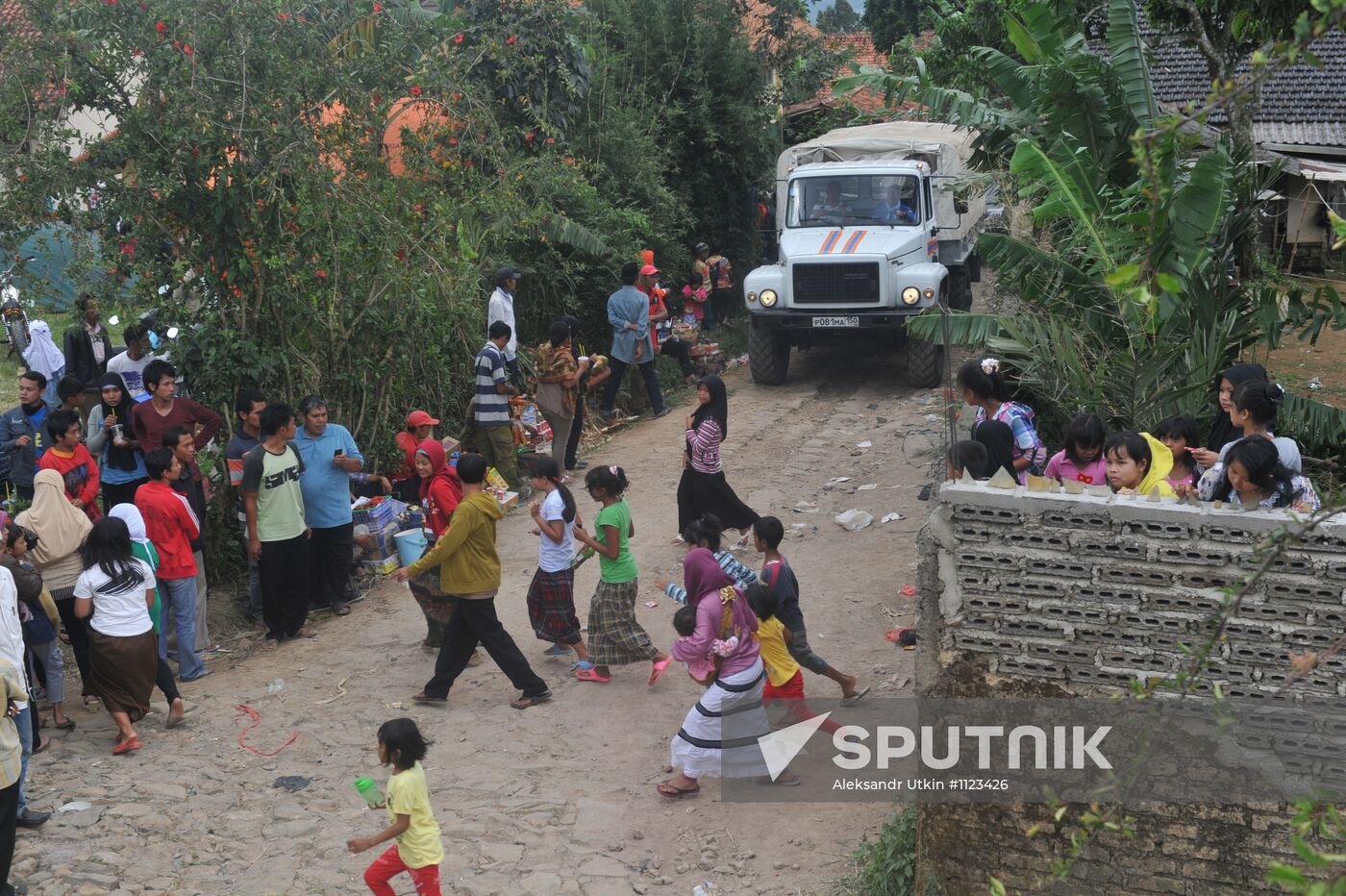 Search operation at Sukhoi SuperJet-100 crash site