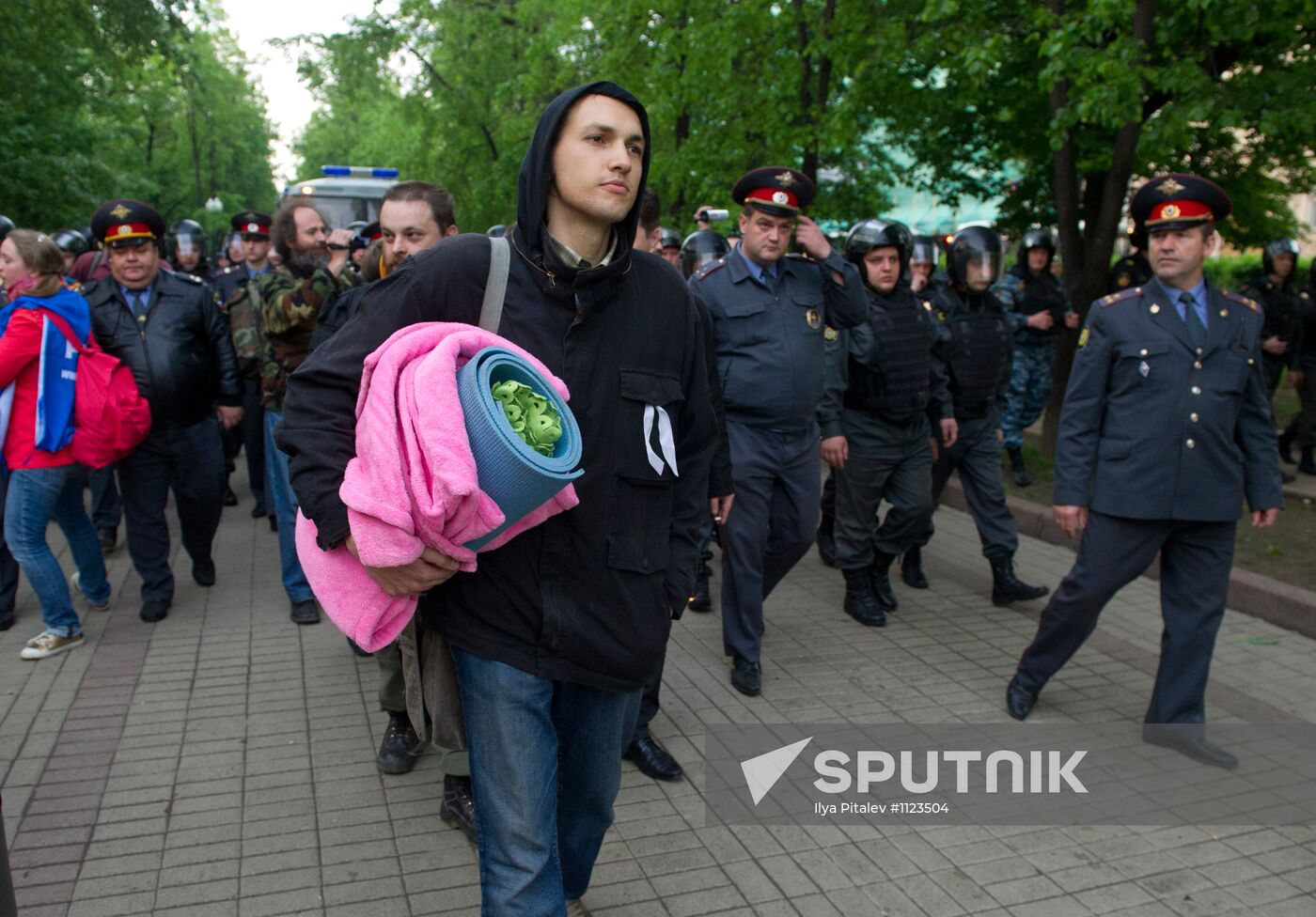 Opposition camp in Chisty Prudy is dispersed by police