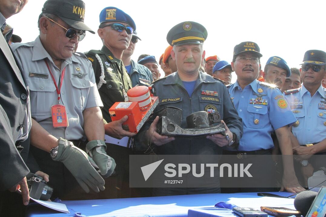 Flight recorders of Sukhoi SuperJet 100 delivered to Jakarta