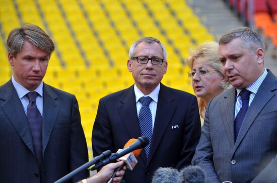 FIFA inspection commission visits Moscow