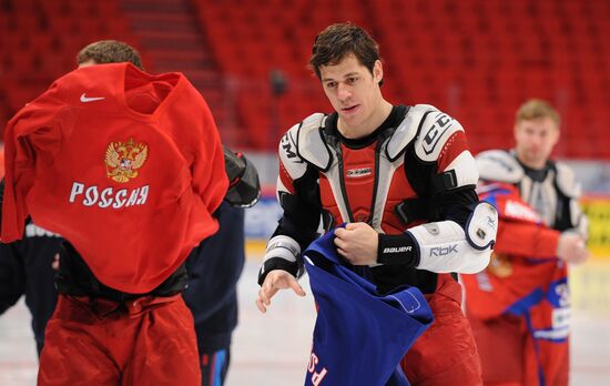 Official photographs of Russian national hockey team