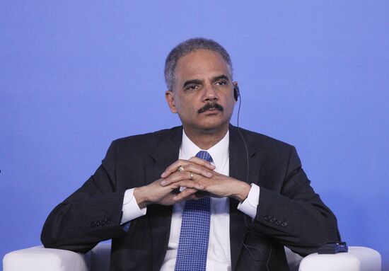 Eric Holder at 2nd St Petersburg Interntional Legal Forum