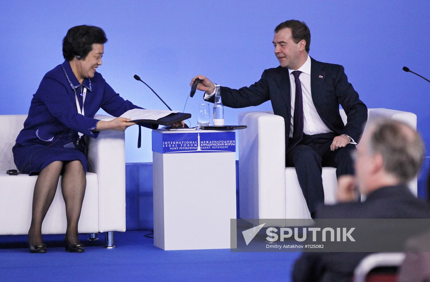 Medvedev at 2nd St Petersburg International Legal Forum