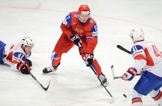 Hockey World Championship. Match Russia - Norway