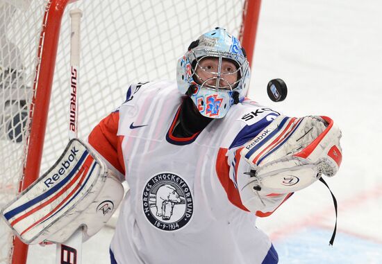 Hockey World Championship. Match Russia - Norway