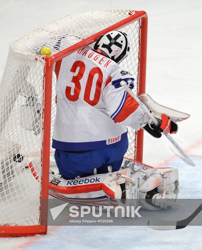 Hockey World Championship. Match Russia - Norway