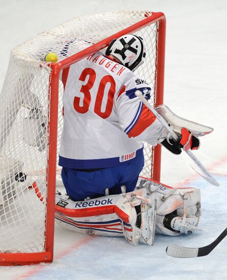 Hockey World Championship. Match Russia - Norway