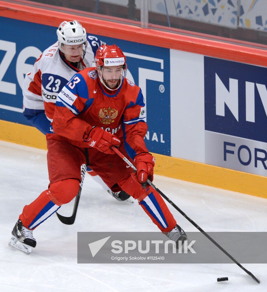 Hockey World Championship. Match Russia - Norway