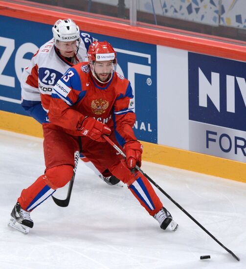 Hockey World Championship. Match Russia - Norway