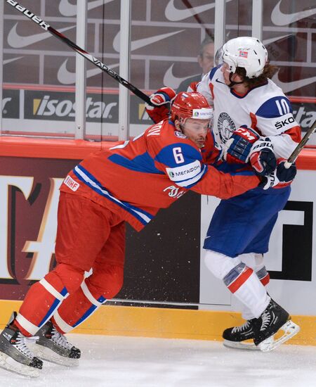 Ice Hockey World Championship. Russia vs. Norway